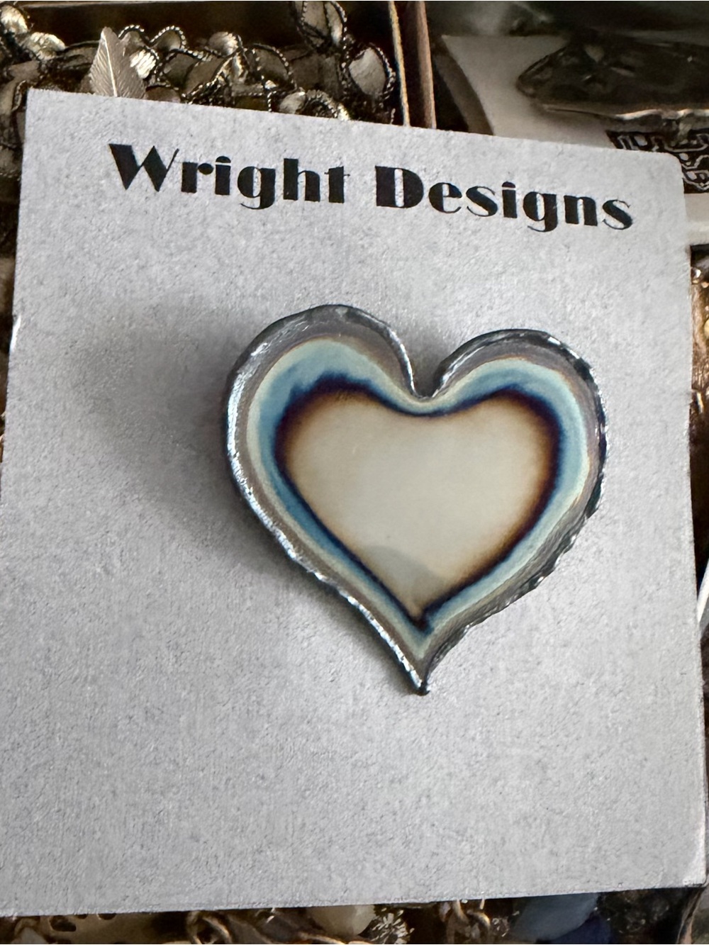 Wright Designs Heart Brooch